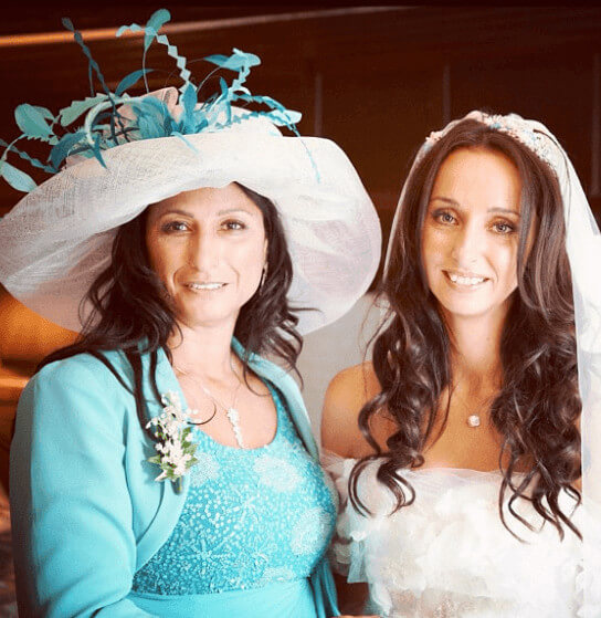 Ruth Clapton With Her Mother